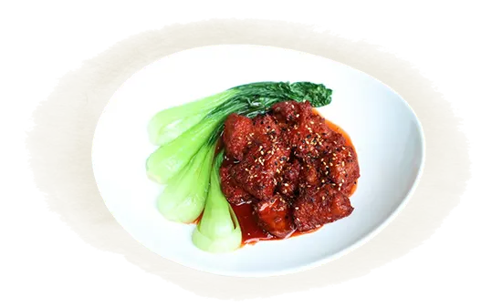 搭配青菜的亞洲風味蔬食料理，查看 CHAO 炒炒菜單（另開視窗）
