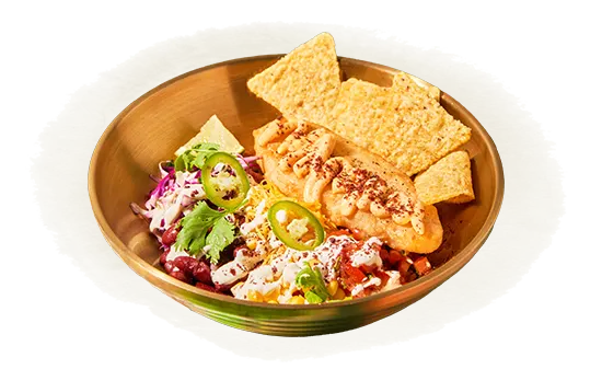 蔬食墨西哥料理與玉米脆片，查看 Mixigan 菜單（另開視窗）